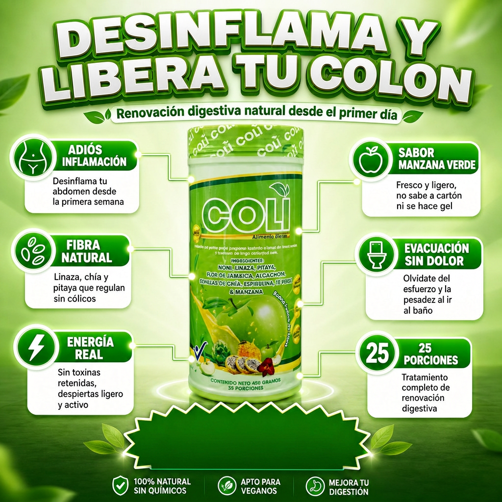 🍃🔥 ¡Despídete de la Pesadez y siéntete mas ligero con COLI PLUS! 🔥🍃